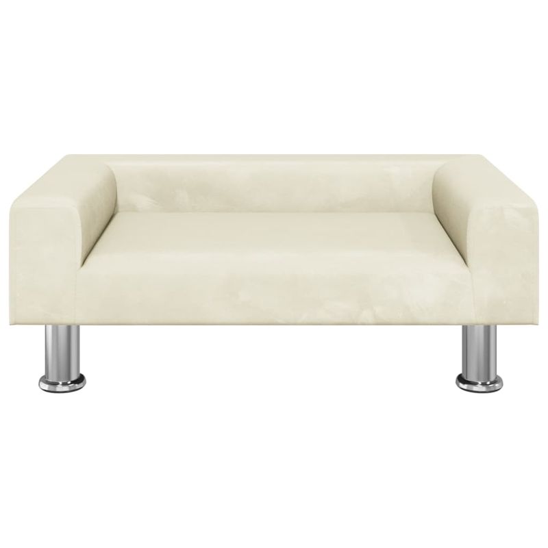Casa si Gradina - Mobilier - Mobilier copii - Mobilier camera copiilor - Canapea pentru copii, crem, 70x45x26,5 cm, catifea - Infinity.ro