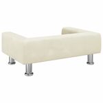 Casa si Gradina - Mobilier - Mobilier copii - Mobilier camera copiilor - Canapea pentru copii, crem, 70x45x26,5 cm, catifea - Infinity.ro