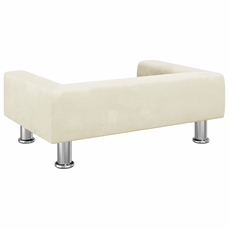 Casa si Gradina - Mobilier - Mobilier copii - Mobilier camera copiilor - Canapea pentru copii, crem, 70x45x26,5 cm, catifea - Infinity.ro