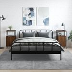 Casa si Gradina - Mobilier - Comode si corpuri - Noptiere - Noptiere, 2 buc., stejar maro, 41x31x80 cm, lemn prelucrat - Infinity.ro