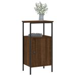 Casa si Gradina - Mobilier - Comode si corpuri - Noptiere - Noptiere, 2 buc., stejar maro, 41x31x80 cm, lemn prelucrat - Infinity.ro