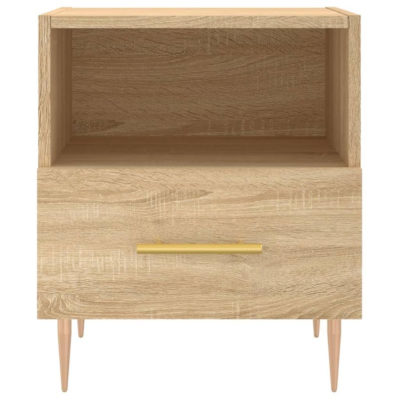 Casa si Gradina - Mobilier - Comode si corpuri - Noptiere - Noptiere, 2 buc., stejar sonoma, 40x35x47,5 cm, lemn compozit - Infinity.ro
