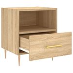 Casa si Gradina - Mobilier - Comode si corpuri - Noptiere - Noptiere, 2 buc., stejar sonoma, 40x35x47,5 cm, lemn compozit - Infinity.ro