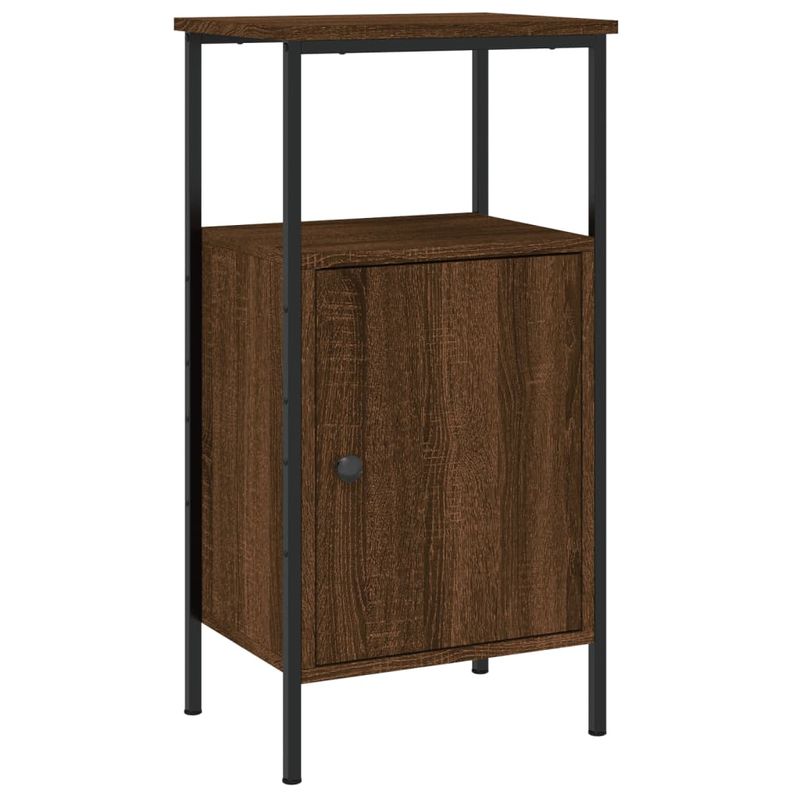 Casa si Gradina - Mobilier - Comode si corpuri - Noptiere - Noptiere, 2 buc., stejar maro, 41x31x80 cm, lemn prelucrat - Infinity.ro