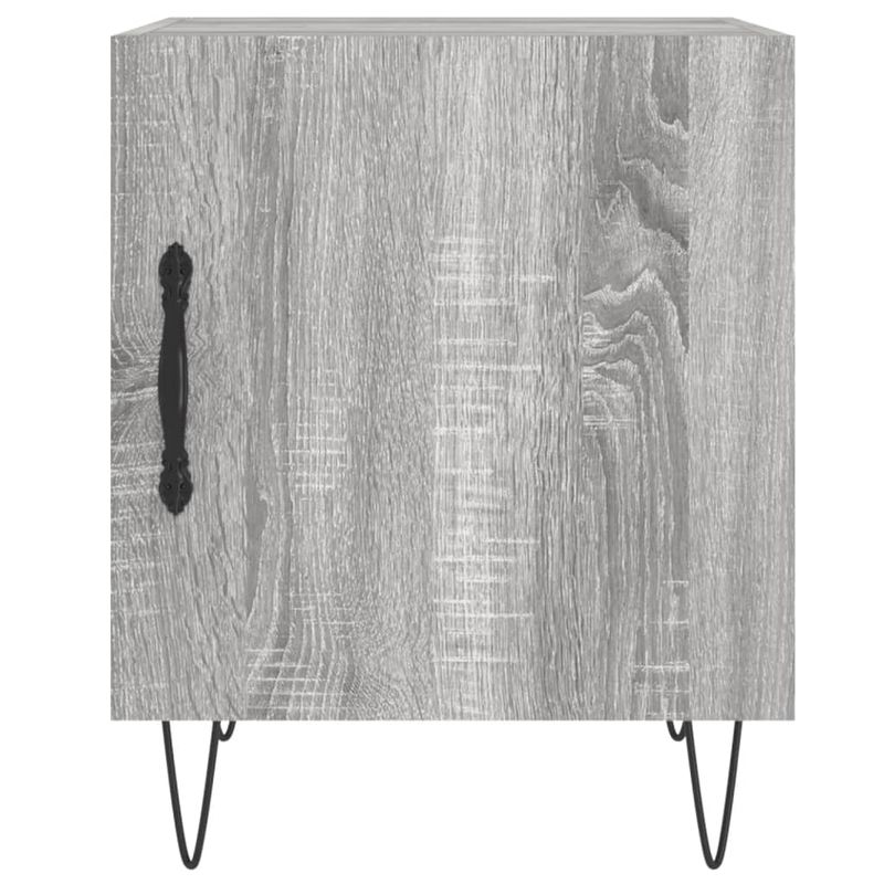 Casa si Gradina - Mobilier - Comode si corpuri - Noptiere - Noptiere, 2 buc., gri sonoma, 40x40x50 cm, lemn compozit - Infinity.ro