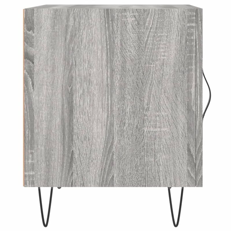 Casa si Gradina - Mobilier - Comode si corpuri - Noptiere - Noptiere, 2 buc., gri sonoma, 40x40x50 cm, lemn compozit - Infinity.ro