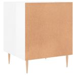Casa si Gradina - Mobilier - Comode si corpuri - Noptiere - Noptiere, 2 buc., alb extralucios, 40x40x50 cm, lemn compozit - Infinity.ro