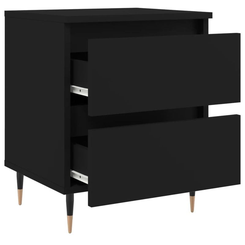 Casa si Gradina - Mobilier - Comode si corpuri - Noptiere - Noptiera, negru, 40x35x50 cm, lemn prelucrat - Infinity.ro