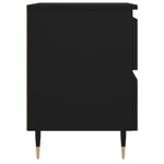 Casa si Gradina - Mobilier - Comode si corpuri - Noptiere - Noptiera, negru, 40x35x50 cm, lemn prelucrat - Infinity.ro