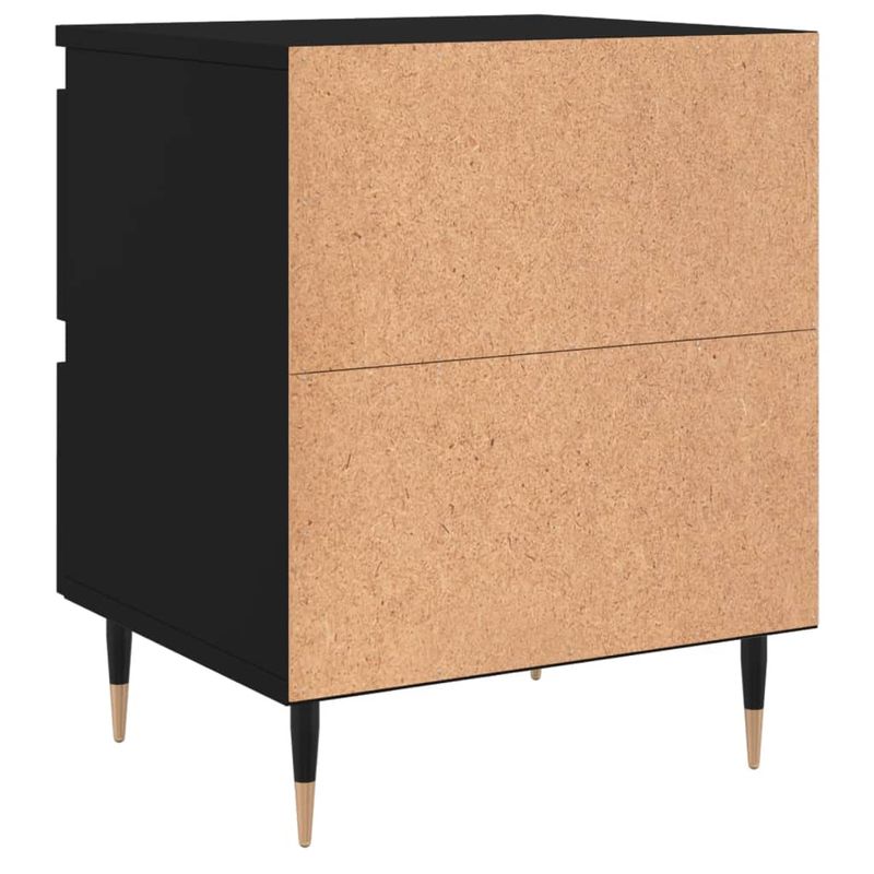 Casa si Gradina - Mobilier - Comode si corpuri - Noptiere - Noptiera, negru, 40x35x50 cm, lemn prelucrat - Infinity.ro