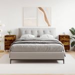 Casa si Gradina - Mobilier - Comode si corpuri - Noptiere - Noptiere, 2 buc., stejar fumuriu, 40x35x69 cm, lemn compozit - Infinity.ro