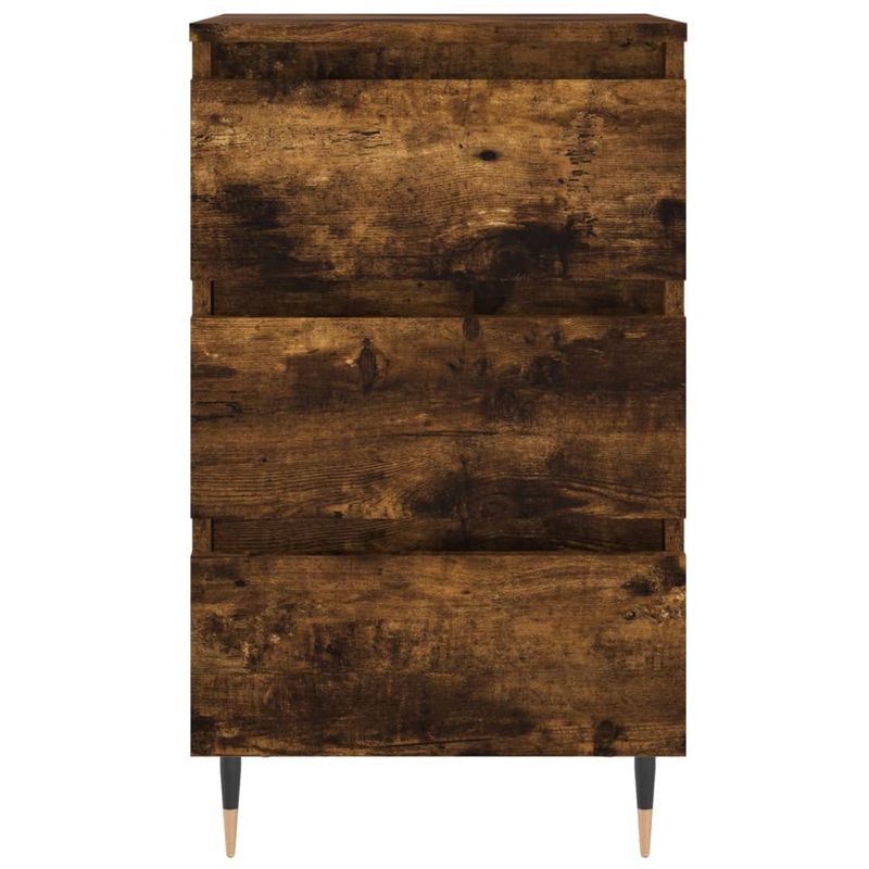 Casa si Gradina - Mobilier - Comode si corpuri - Noptiere - Noptiere, 2 buc., stejar fumuriu, 40x35x69 cm, lemn compozit - Infinity.ro