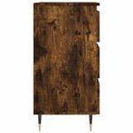 Casa si Gradina - Mobilier - Comode si corpuri - Noptiere - Noptiere, 2 buc., stejar fumuriu, 40x35x69 cm, lemn compozit - Infinity.ro