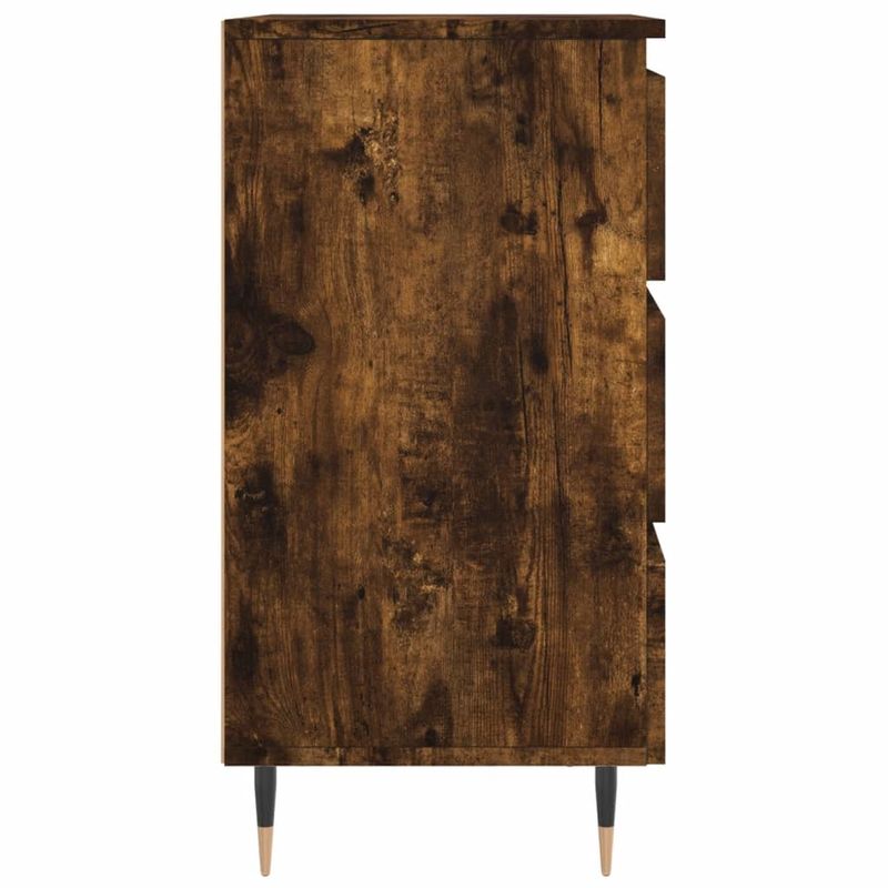 Casa si Gradina - Mobilier - Comode si corpuri - Noptiere - Noptiere, 2 buc., stejar fumuriu, 40x35x69 cm, lemn compozit - Infinity.ro
