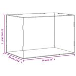 Casa si Gradina - Decoratiuni - DIY - Manechine plastic - Cutie de prezentare, transparent, 56x36x37 cm, acril - Infinity.ro