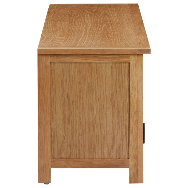 Casa si Gradina - Mobilier - Comode si corpuri - Comode - Comoda TV, 110x35x44 cm, lemn masiv de stejar - Infinity.ro