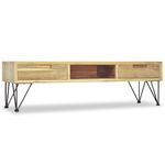 Casa si Gradina - Mobilier - Comode si corpuri - Comode - Comoda TV, 120 x 35 x 35 cm, lemn masiv de tec - Infinity.ro