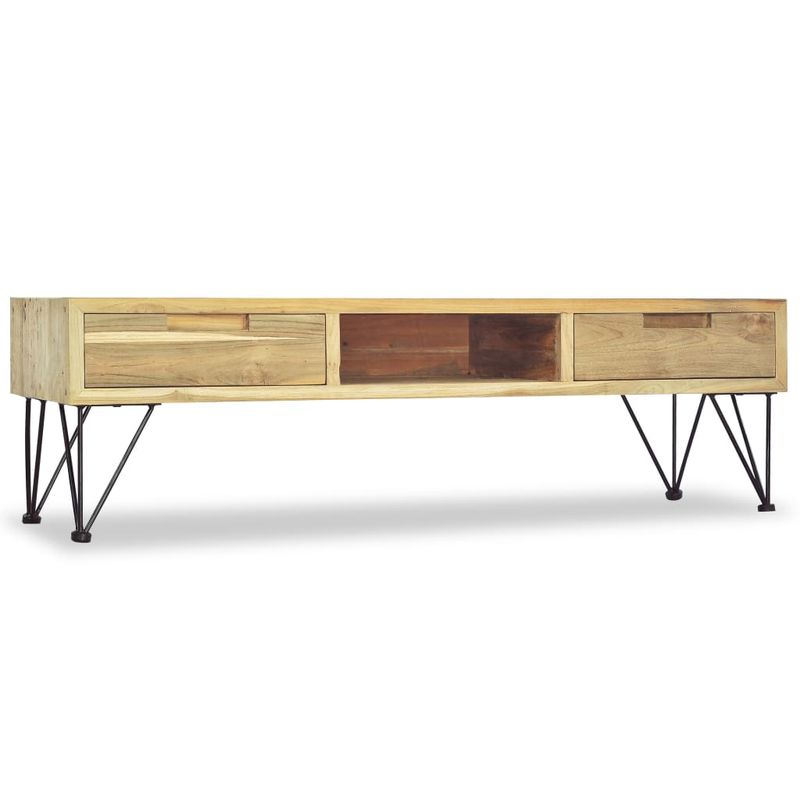 Casa si Gradina - Mobilier - Comode si corpuri - Comode - Comoda TV, 120 x 35 x 35 cm, lemn masiv de tec - Infinity.ro