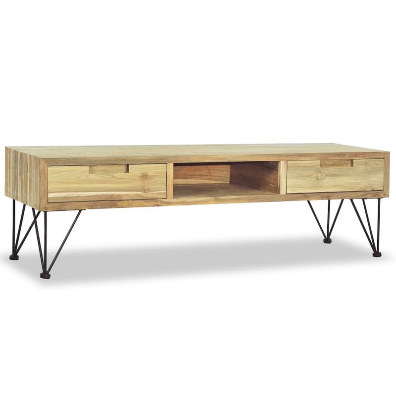 Casa si Gradina - Mobilier - Comode si corpuri - Comode - Comoda TV, 120 x 35 x 35 cm, lemn masiv de tec - Infinity.ro