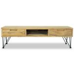 Casa si Gradina - Mobilier - Comode si corpuri - Comode - Comoda TV, 120 x 35 x 35 cm, lemn masiv de tec - Infinity.ro