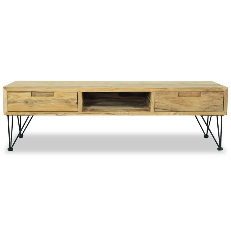 Casa si Gradina - Mobilier - Comode si corpuri - Comode - Comoda TV, 120 x 35 x 35 cm, lemn masiv de tec - Infinity.ro