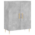 Casa si Gradina - Mobilier - Comode si corpuri - Corpuri bucatarie - Dulap inalt, gri beton, 69,5x34x180, lemn compozit - Infinity.ro
