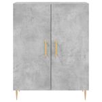 Casa si Gradina - Mobilier - Comode si corpuri - Corpuri bucatarie - Dulap inalt, gri beton, 69,5x34x180, lemn compozit - Infinity.ro