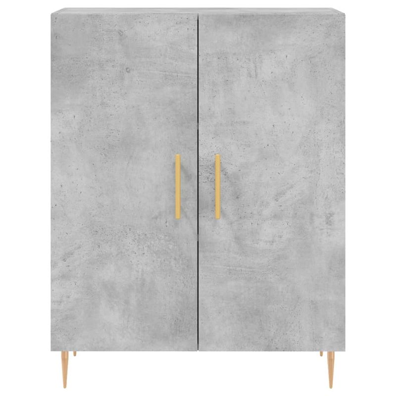 Casa si Gradina - Mobilier - Comode si corpuri - Corpuri bucatarie - Dulap inalt, gri beton, 69,5x34x180, lemn compozit - Infinity.ro