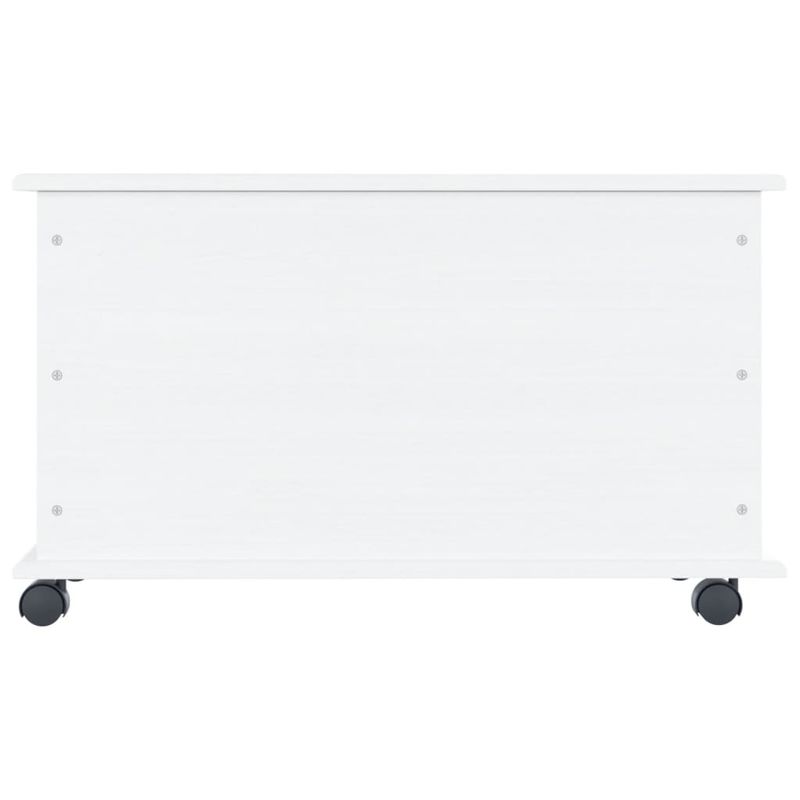 Casa si Gradina - Mobilier - Organizare si depozitare - Cufere si lazi - Cufar depozitare roti, alb, „ALTA” 73x39,5x44 cm lemn masiv pin - Infinity.ro