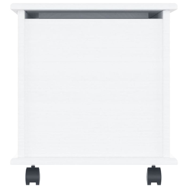 Casa si Gradina - Mobilier - Organizare si depozitare - Cufere si lazi - Cufar depozitare roti, alb, „ALTA” 73x39,5x44 cm lemn masiv pin - Infinity.ro