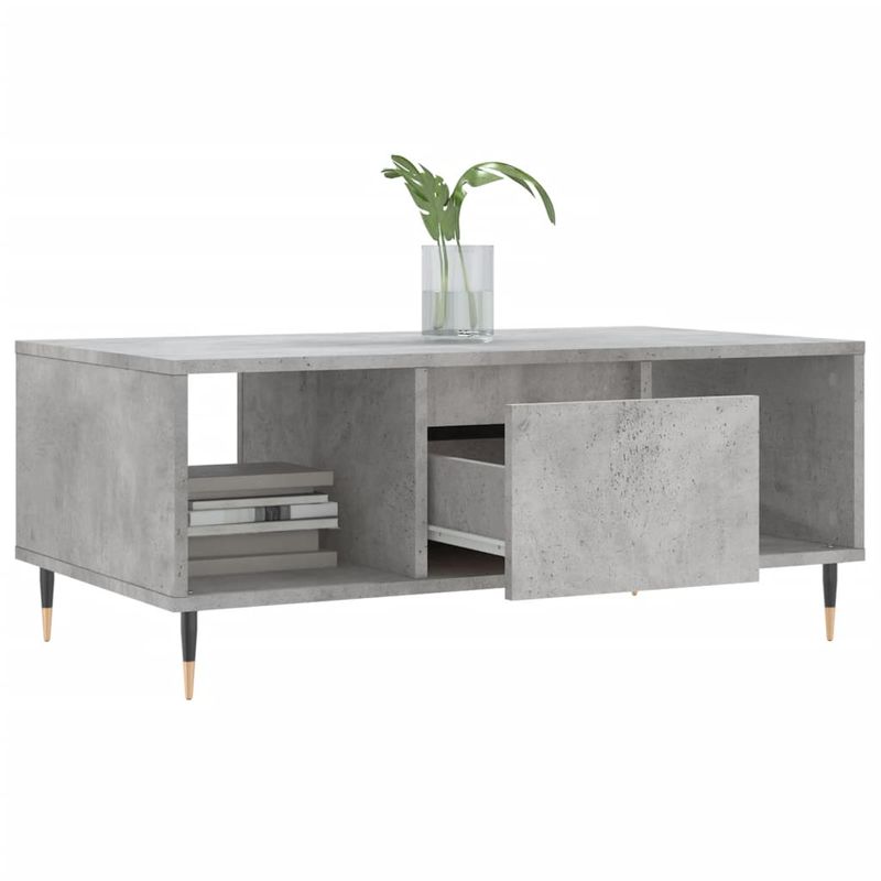 Casa si Gradina - Mobilier - Mese si birouri - Masute de cafea - Masuta de cafea, gri beton, 90x50x36,5 cm, lemn compozit - Infinity.ro