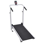 Sport si Outdoor - Fitness - Aparate fitness - Benzi de alergat - Mini banda de alergat pliabila, negru, 93 x 36 cm - Infinity.ro