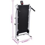 Sport si Outdoor - Fitness - Aparate fitness - Benzi de alergat - Mini banda de alergat pliabila, negru, 93 x 36 cm - Infinity.ro