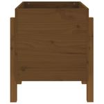 Casa si Gradina - Gradinarit si plante - Plante si ghivece - Ghivece si suporturi - Jardiniera de gradina, maro miere, 62x50x57 cm, lemn masiv pin - Infinity.ro