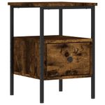Casa si Gradina - Mobilier - Comode si corpuri - Noptiere - Noptiere, 2 buc., stejar fumuriu, 34x36x50 cm, lemn compozit - Infinity.ro