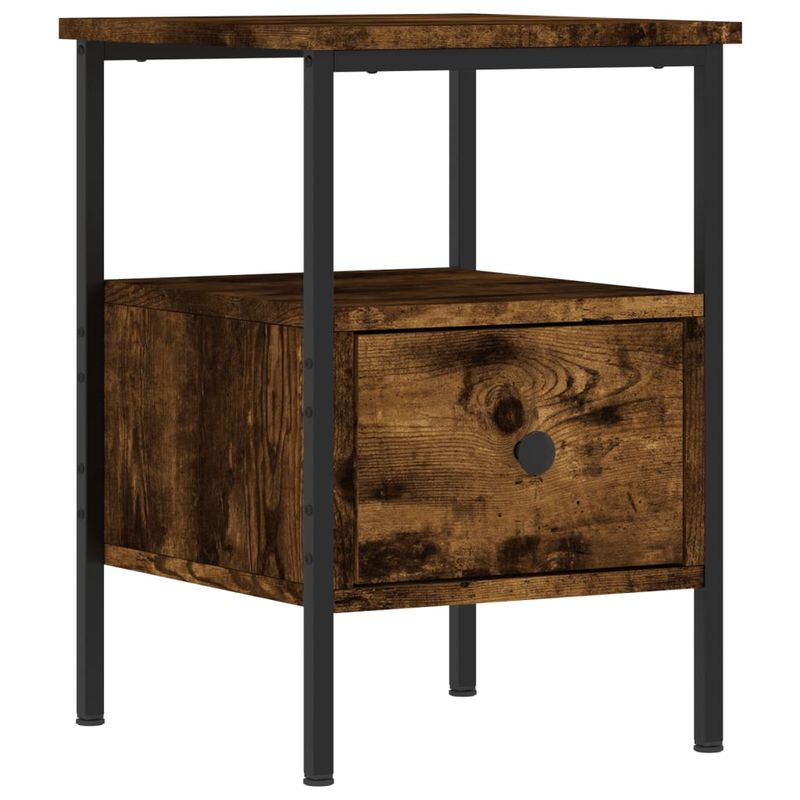 Casa si Gradina - Mobilier - Comode si corpuri - Noptiere - Noptiere, 2 buc., stejar fumuriu, 34x36x50 cm, lemn compozit - Infinity.ro
