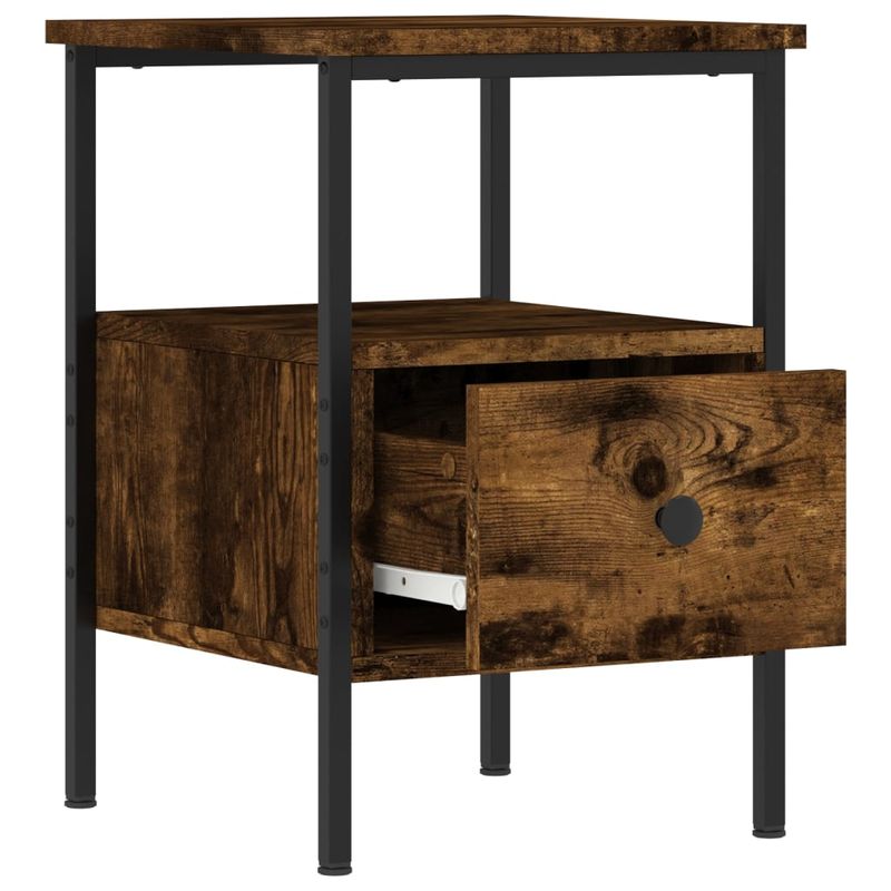 Casa si Gradina - Mobilier - Comode si corpuri - Noptiere - Noptiere, 2 buc., stejar fumuriu, 34x36x50 cm, lemn compozit - Infinity.ro