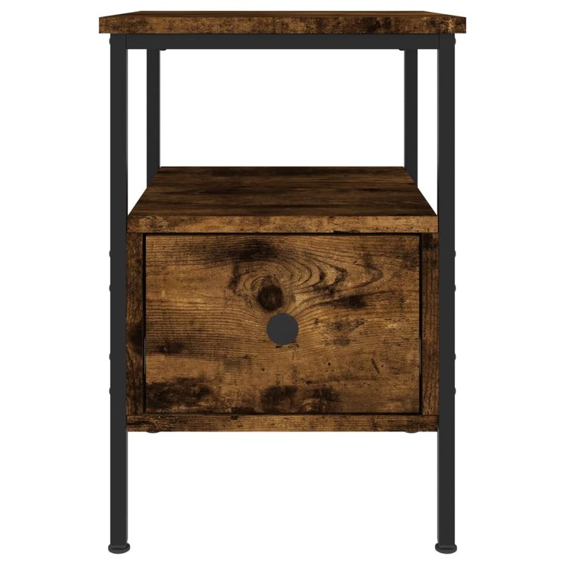 Casa si Gradina - Mobilier - Comode si corpuri - Noptiere - Noptiere, 2 buc., stejar fumuriu, 34x36x50 cm, lemn compozit - Infinity.ro