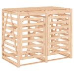 Casa si Gradina - Gradina si terasa - Mobilier exterior - Dulapuri si lazi depozitare exterior - Magazie dubla depozitare cos de gunoi dublu, lemn masiv de pin - Infinity.ro