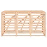 Casa si Gradina - Gradina si terasa - Mobilier exterior - Dulapuri si lazi depozitare exterior - Magazie tripla depozitare cos de gunoi, lemn masiv de pin - Infinity.ro