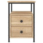 Casa si Gradina - Mobilier - Comode si corpuri - Noptiere - Noptiera, stejar sonoma, 34x35,5x50 cm, lemn compozit - Infinity.ro