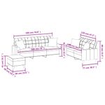 Casa si Gradina - Mobilier - Seturi de mobilier - Seturi living - Set de canapele cu perne, 3 piese, cappuccino, piele ecologica - Infinity.ro