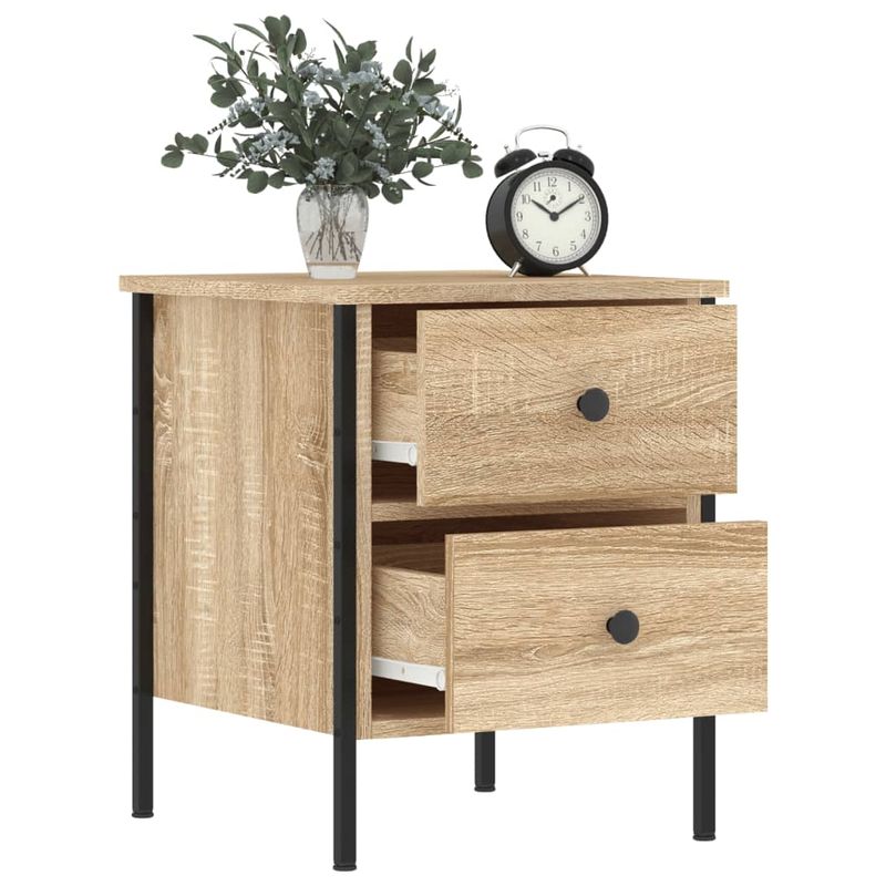 Casa si Gradina - Mobilier - Comode si corpuri - Noptiere - Noptiera, stejar sonoma, 40x42x50 cm, lemn compozit - Infinity.ro