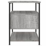 Casa si Gradina - Mobilier - Comode si corpuri - Noptiere - Noptiera, gri sonoma, 40x42x56 cm, lemn compozit - Infinity.ro