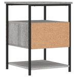 Casa si Gradina - Mobilier - Comode si corpuri - Noptiere - Noptiera, gri sonoma, 40x42x56 cm, lemn compozit - Infinity.ro