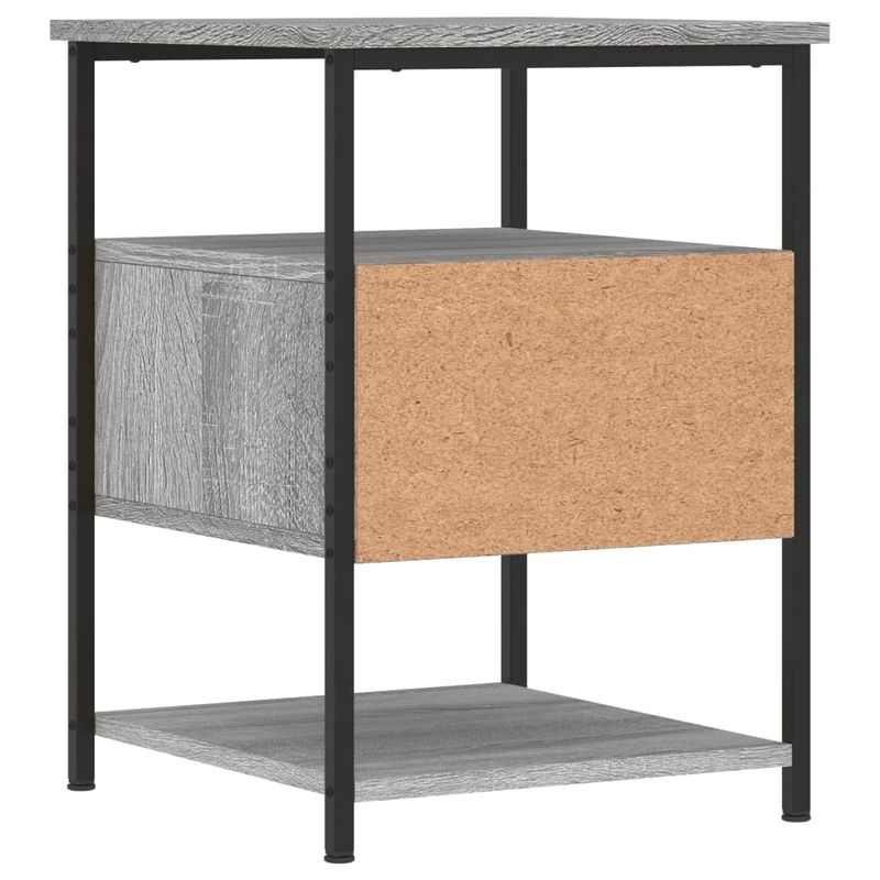 Casa si Gradina - Mobilier - Comode si corpuri - Noptiere - Noptiera, gri sonoma, 40x42x56 cm, lemn compozit - Infinity.ro