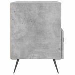 Casa si Gradina - Mobilier - Comode si corpuri - Noptiere - Noptiere, 2 buc., gri beton, 40x35x47,5 cm, lemn compozit - Infinity.ro