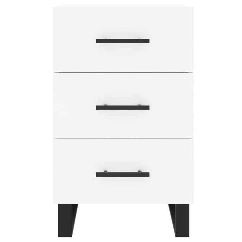 Casa si Gradina - Mobilier - Comode si corpuri - Noptiere - Noptiera, alb, 40x40x66 cm, lemn compozit - Infinity.ro