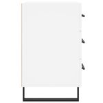 Casa si Gradina - Mobilier - Comode si corpuri - Noptiere - Noptiera, alb, 40x40x66 cm, lemn compozit - Infinity.ro