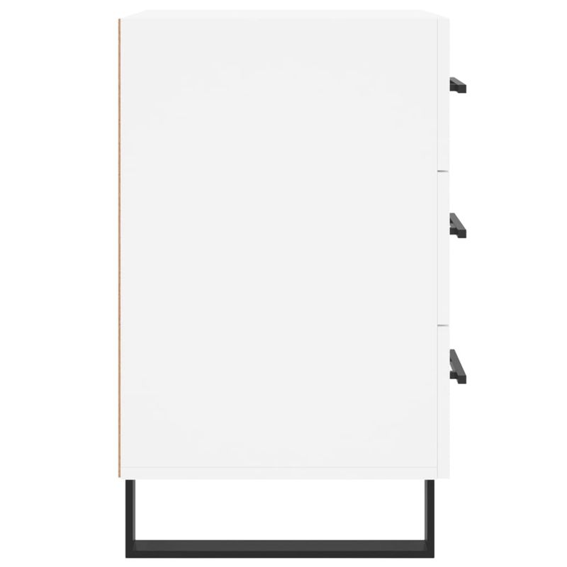 Casa si Gradina - Mobilier - Comode si corpuri - Noptiere - Noptiera, alb, 40x40x66 cm, lemn compozit - Infinity.ro